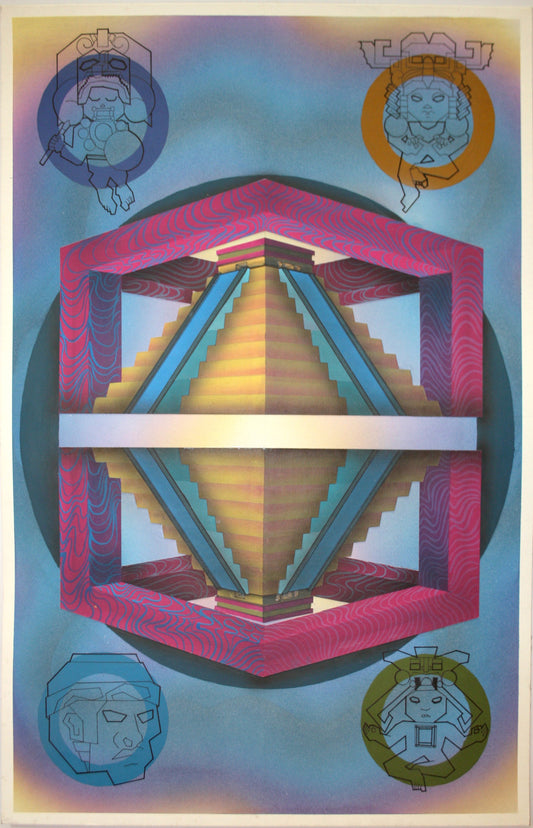 Ilustración Geometrias Misticas.